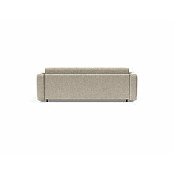 Acheter Inside 75 Canapé design KILLIAN Dual convertible lit 195*160cm tissu bouclé beige