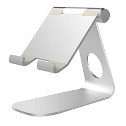 Support ajustable en alliage d'aluminium Gris stand dock pour tablette de 9.7" à 12.9" - Visiodirect -