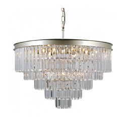 Luminaire Center Suspension en cristal Verdes Champagne doré