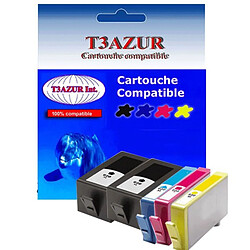 5 x Cartouches compatibles H920XL pour HP OfficeJet 6000 - T3AZUR