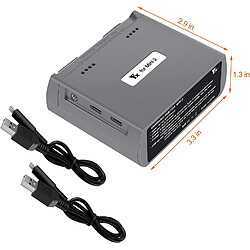 Chargeur de batterie compatible avec les drones DJI Mini 2/Mini SE, concentrateur de charge bidirectionnel Batteries de drones Accessoires de chargeur USB