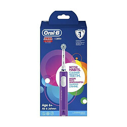 Oral-B Junior 6+ Enfant Violet, Blanc pas cher