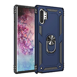 Coque en TPU hybride avec béquille bleu pour votre Samsung Galaxy Note 10 Plus/Note 10 Plus 5G