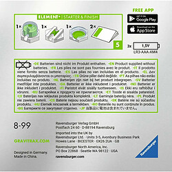 Acheter Jeu scientifique Ravensburger Gravitrax Power Elements Starter & Finish (3 Pièces)