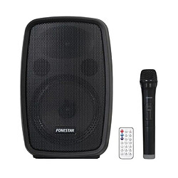 ENCEINTE SONO PRO PORTABLE 8’’ PRO SUR BATTERIE PARTY KARAOKE BLUETOOTH MOBILE USB MEGABASS + TELECOMMANDE + Micro sans fil