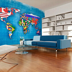 Paris Prix Papier Peint Flags of Countries 154 x 200 cm