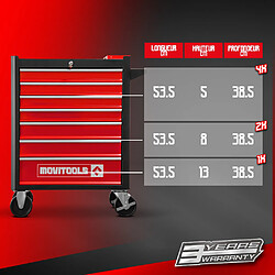 Acheter Movitools Servante d'atelier 7 tiroirs + 2 organiseurs