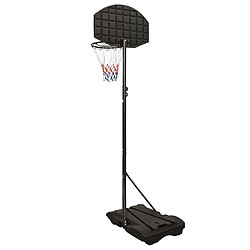 Avis vidaXL Support de basket-ball Noir 216-250 cm Polyéthylène