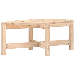 Maison Chic Table basse,Table Console Table d'appoint, Table pour salon 87x48x35 cm Bois massif de pin -MN57797