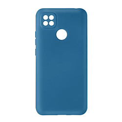 Avizar Coque Xiaomi Redmi 10A Silicone Semi-rigide Soft-touch Fine Bleu