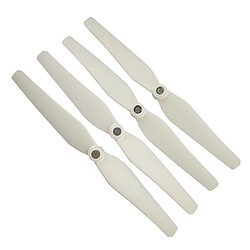 4 pièces hélices lame pour sjrc s70w hs100 quadcopter pièces de rechange blanc