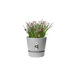 Avis ELHO Pot de fleurs rond Greenville 25 - Extérieur - Ø 24,48 x H 23,31 cm - Gris béton vivant