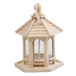 Décoration De Jardin à Suspendre En Bois Pour Oiseaux 21x26cm pas cher