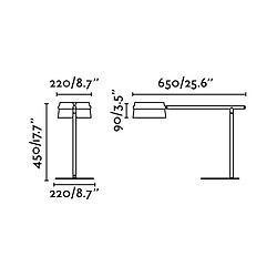 Avis faro Lampe de table Loop