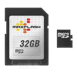 Imro Carte Micro SD 32go Class 4 + adaptateur SD - Carte mémoire Maxflash