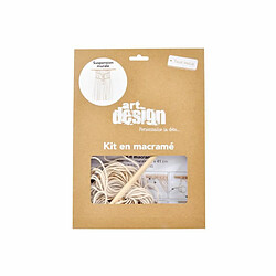 Paris Prix Kit Macramé Suspension Murale 41cm Naturel