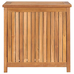 vidaXL Boîte de rangement de jardin 60x50x58 cm Bois de teck solide