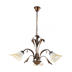 Onli Suspension LUCREZIA 3 Light Verre,Métal Bronze