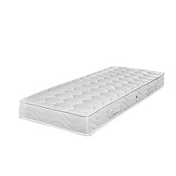 Mes Matelas mousse 90x190x18 cm soutien équilibré blanc - MONTINA Matelas montana ebac mousse 90x190