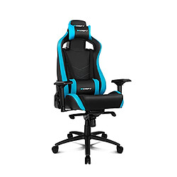 Drift Gaming DR500BL Siège Gamer Simili Cuir Hauteur Réglable Dossier Inclinable Bleu