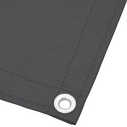 Avis vidaXL Écran de balcon anthracite 75x800 cm 100% polyester oxford