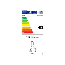 Réfrigérateur 1 porte 60cm 324l - ksv33vwep - BOSCH pas cher