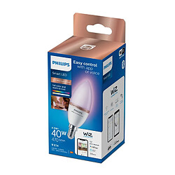 Philips Ampoule LED connectée flamme WIZ E14 Blancs & Couleurs