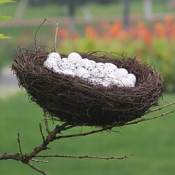 Wewoo 10 PCS Simulation Bird Egg Décoration de vacances pas cher