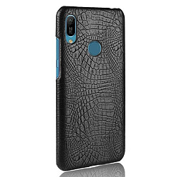 Avis Wewoo Coque PC antichoc texture crocodile + PU pour Huawei Y6 2019 noir