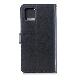 Acheter Wewoo Coque Étui en cuir à rabat pour porte-cartes et porte-monnaie et cadre photo iPhone 11 noir