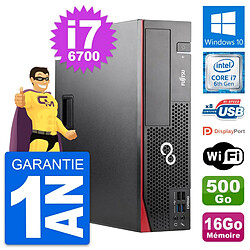 PC Fujitsu Esprimo D556 DT Intel i7-6700 RAM 16Go Disque 500Go Windows 10 Wifi - Occasion