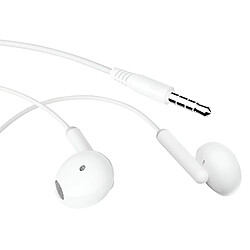 XO Écouteurs Filaires Jack 3.5mm Intra-auriculaire Blanc