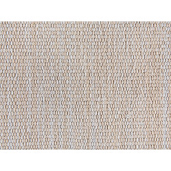 Beliani Tapis en coton beige 80 x 150 cm DERINCE pas cher