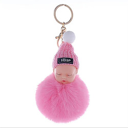 Universal Adorable poupée de sommeil d'hiver, porte-clés pendentif en peluche