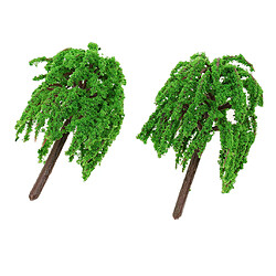 Acheter 10pcs 1: 150 arbres de saule en plastique modèle rue train chemin de fer mise en scène n