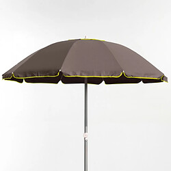 Beachline Parasol de plage 220 cm aluminium coupe-vent professionnel UV protection Bagnino Fluo