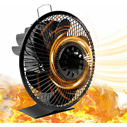 Ventilateur de poêle ed à 6 pales Avec couvercle Ventilateur écologique ed Portable er