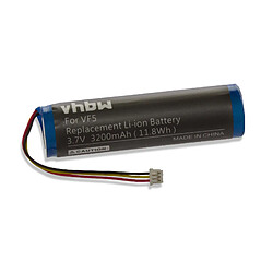 vhbw batterie remplacement pour VF5 pour système de navigation GPS (3000mAh, 3,7V, Li-ion)