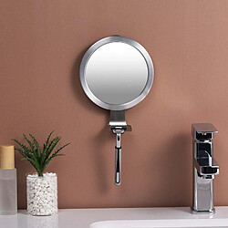 Avis Universal Idée salle de bains ronde antibrouillard miroir ventouse puissante salle de bains miroir de douche homme miroir de rasage avec porte-rasoir |