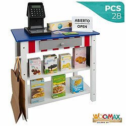 Supermarché de jouets Woomax 28 pcs 48 x 70 x 30 cm pas cher