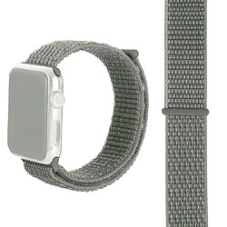 Wewoo Bracelet de montre en nylon Simple Fashion pour Apple Watch séries 5 et 440 mm / 32 et 138 mmavec Magic Stick Gris argenté