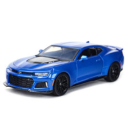 Universal 2017 1: 24 2017 Chevrolet Camaro ZL1 Coupe statique coulée sous pression peut collecter des modèles de jouets de voiture.(Bleu)