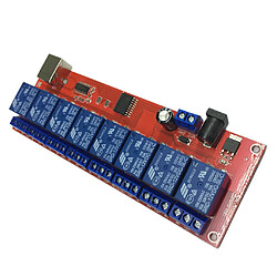 Module de relais usb 8 canaux ne cachait aucun lecteur usb relais pour mcu control 12v pas cher