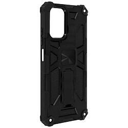 Avizar Coque Xiaomi Redmi Note 10 et Note 10s Bumper Béquille Support Magnétique Noir