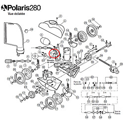 Vis de réglage du débit pour tuyau de balayage - b20 - POLARIS