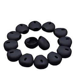 INF Embouts de protection en silicone pour écouteurs 15-16 mm 10 paires Black