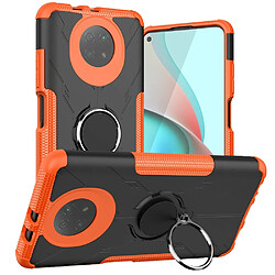 Coque en TPU anti-chocs avec béquille pour votre Xiaomi Redmi Note 9 5G - orange