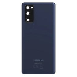 Samsung Vitre arrière pour Samsung Galaxy S20 FE Original Service Pack Bleu