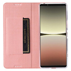 Etui en PU + TPU VILI avec support et porte-carte pour votre Sony Xperia 5 IV 5G - rose