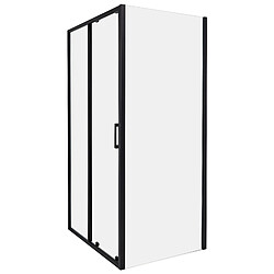 Beliani Cabine de douche YORO 80 x 100 x 185 cm Noir